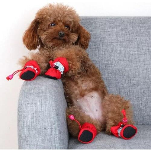 Pet Dog Shoes Waterproof Chihuahua Anti-slip Boots Soft Puppy Shoes Paw Care Pet Supplies Dogs Accessories Multi-Size Pet Shoes