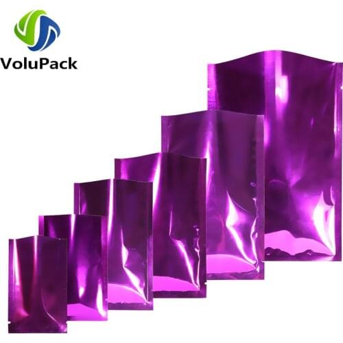 Smell Proof Tobacco Storage Bags Aluminum Foil Mylar Organizer Bags 100pc Heat Sealable Powder Packaging Pouches With Tear Notch