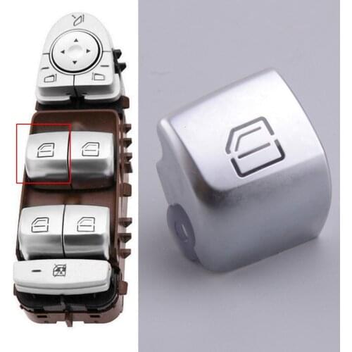 Front Left Window Master Switch Repair Button Cover Cap Car Fit For Mercedes-Benz C Class W205 GLC W253 2015-2017 2018 2019 2020