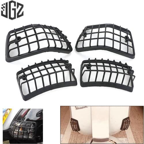 Motorcycle Plastic Signal Lamp Protection Net Trim Guard Lights Mesh Cover 4pcs for VESPA LML Star PX 80 125 150 200 Accessories