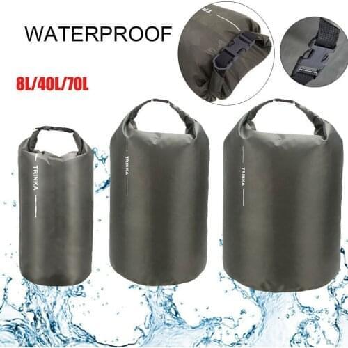 8L 40L 70L Swimming Bag Portable Waterproof Dry Bag Sack Storage Pouch Bag for Camping Hiking Trekking Boating Use