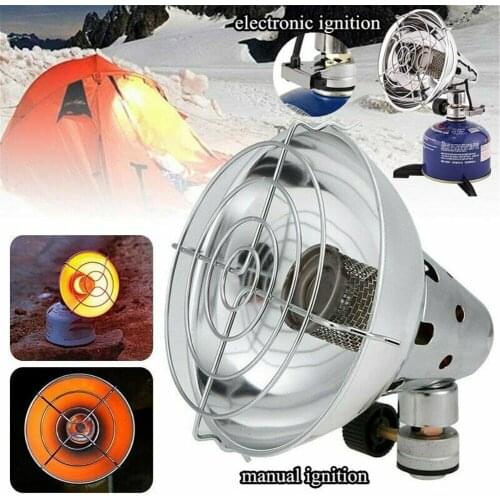 Portable Camping Propane Butane Gas Heater Tent Heating Stove with Stand Outdoor Heater Electronic Ignition Style