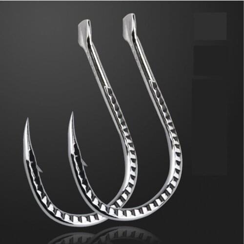 Fish Hook Barbed 10/20PCS 3#-12# Series In Fly Fishhooks Worm Pond Fishing Bait Holder Jig Hole Accessories Pesca