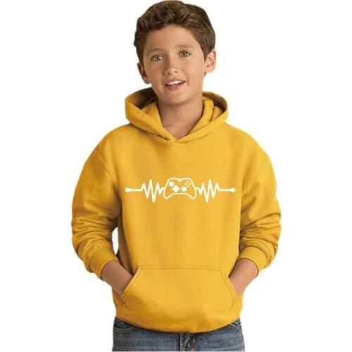 Heartbeat Hoodie Gamer Gaming Spring Kids Top Sweatshirt Hoodies Gaming Pad Pulse Pad Gamer For Life