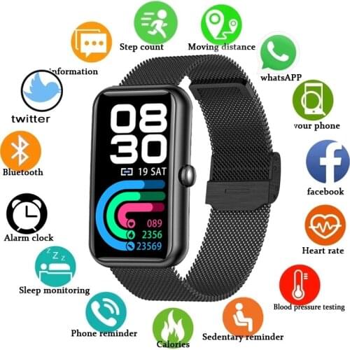2021 New Sport Men Smart Watch For Huawei Smart Bracelet Exercise Blood Pressure Heart Rate IP68 Waterproof Ladies Smartwatch