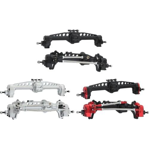 Heavy duty front and rear axle assembly for 1/10 SCX10 III AX103007 RC