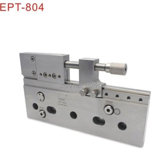 Triaxial Adjustable Fixture EPT-804 Jig Tools EDM Vise Precision Wire-cut Fixture material SUS440 for EDM Wire-cut Machine