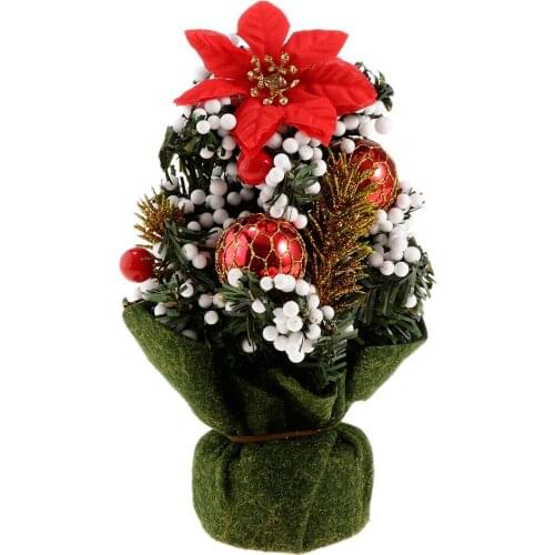 Christmas Party Ornament - Mini Decoration Xmas Tree Home Bedroom Table Desk