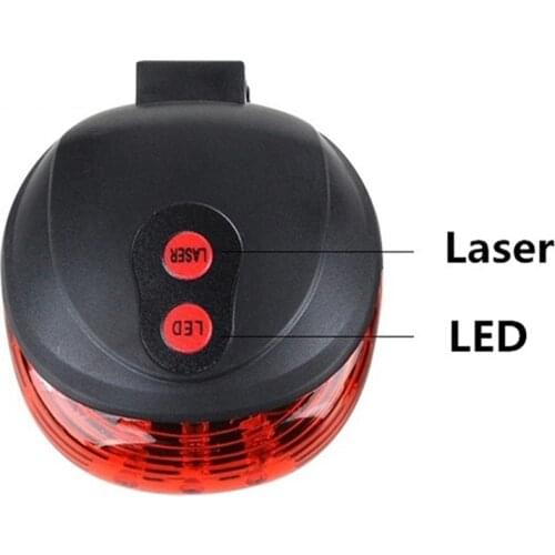 Bicycle Laser Light Bike Taillight Waterproof LED Charging Cycling Taillight Bike Safety Warning Rear Light Bicycle Accessories