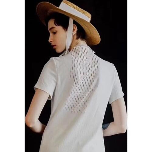 2019 Original Wide Brim Boater Hat Square top Straw Hat Flat Women Summer Kentucky Derby Hat White Ribbon Tie Sun Hat Beach Cap