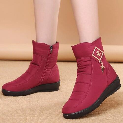 2020 Winter Boots Women Boots Warm Plush Ankle Boots For Women Snow Boots Winter Shoes Woman Booties Botas Mujer Plus Size 41