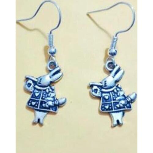 1Pcs Fast shipping Rabbit Dangle Earrings for Women /Girl Droop Earrings Fashion Jewelry Gifts