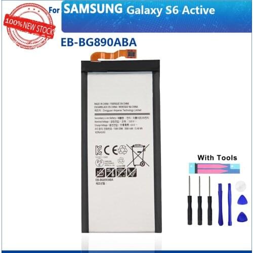 100% Original 3500mAh EB-BG890ABA Battery For Samsung GALAXY S6 Active G870A G890A Phone New High quality Battery With Tools