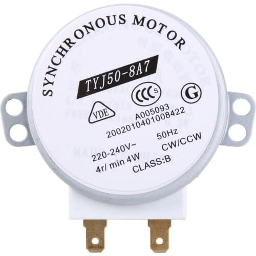AC 220-240V 4W 6RPM 48mm Synchronous Motor for Air Blower 50/60Hz TYJ50-8A7 Tray