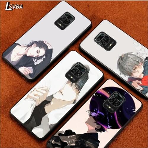 Black Soft Cover Cute illustration for Xiaomi Redmi Note 9 9S 8 8T 7 7S 6 5A 5 4X 4 Pro Max Prime Phone Case