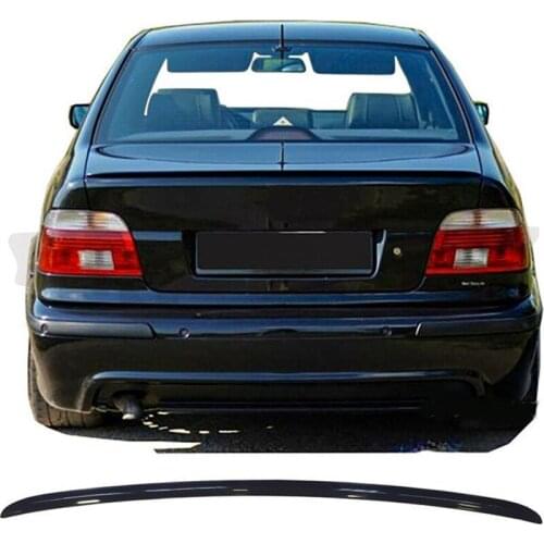 For BMW E39 high quality 1997-2003 ABS Plastic Unpainted Color Rear Spoiler Wing Trunk Lid Cover Car Styling