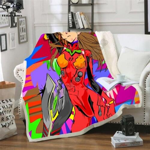 Asuka Fleece Blanket Plush 3d Printed for Adults Sofa Sherpa Fleece Bedspread Wrap Throw Blanket