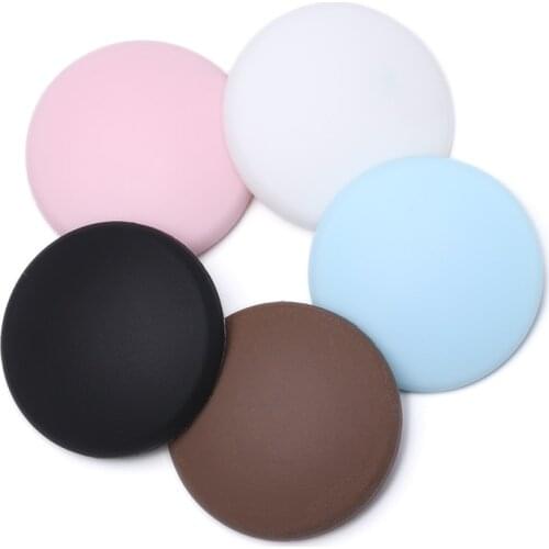Creative Wall Protector Door Handle Bumper Guard Stopper Anti-slip Sticker Self Adhesive Rubber Round Door Crash Pad Door Stops