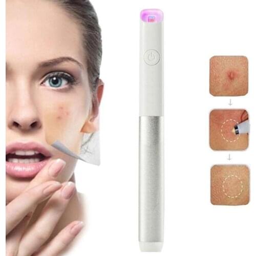 Blue Light Red Therapy Acne Spot Treatment Laser Pen Blackhead Blemish Remover Scar Wrinkle Removal Device