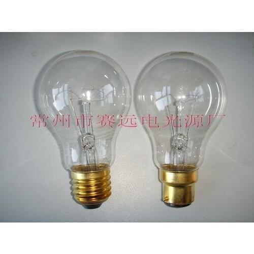 Miniature light 24V/110V/220V 40W/60W/100W E27/B22 A501 NEW 10pcs