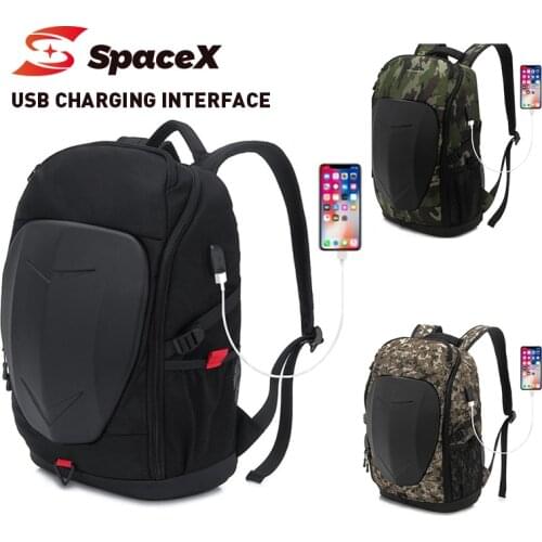Multifunction 17 Inch Laptop Backpack Anti-theft Waterproof Fashion Travel Bag USB Charging Mens Backpack Business Bags For Men