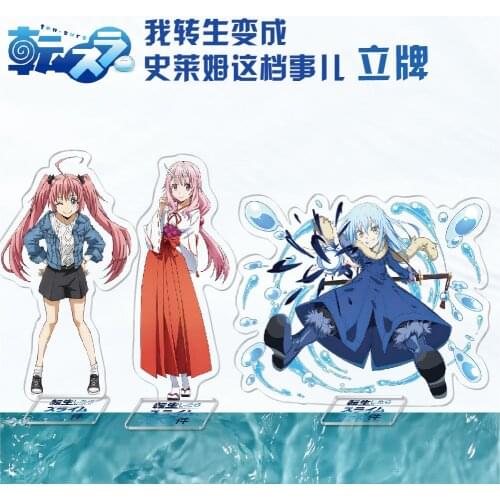 Anime Acrylic Stand Figure Toy That Time I Got Reincarnated As A Slimes PVC Desktop Standing Decoration Model Toys Gifts