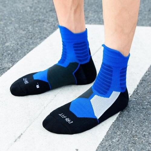 5 Pairs Mens Compression Socks Cotton Terry Cushion Breathable Crew Sports Thicker Winter Warmer Riding Basketball Skiing Sock