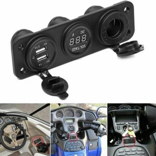 Cigarette Lighter Socket Splitter 12V Dual USB Charger Power Adapter Outlet Car charger