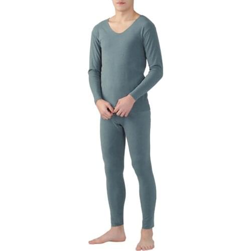 Autumn winter Thermal underwear men 9XL 8XL 7XL 6XL 5XL bust 165cm plus size mens sets