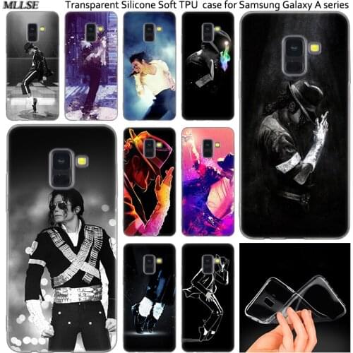 Forever Michael Jackson Silicone Case For Samsung Galaxy A50 A30 A10 A40 A6 A8 Plus A20 E A5 A7 2018 2017 2016 Note 9 8 Cover