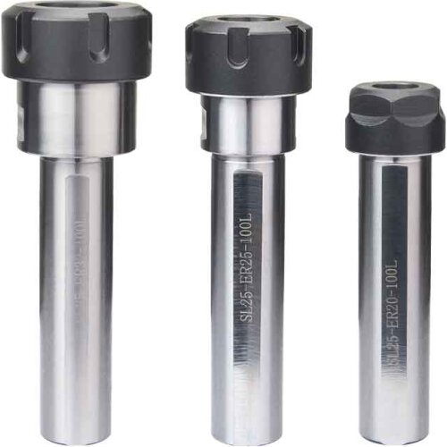 SL12-ER11A-100L/SL20-ER20-100L/SL32-ER32-100L etc, lathe with side-mounted straight shank ER extension rod drill extension rod