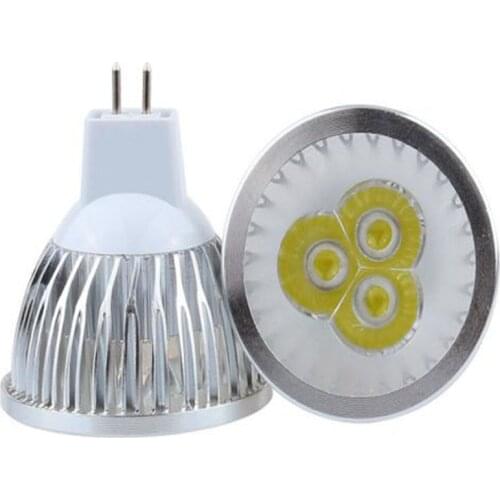 10PCS 3X1W MR16 LED Lamp 3W spotlight Bulb Warm White White LED celling light down light lamp Epistar chip 12V Free Shpping