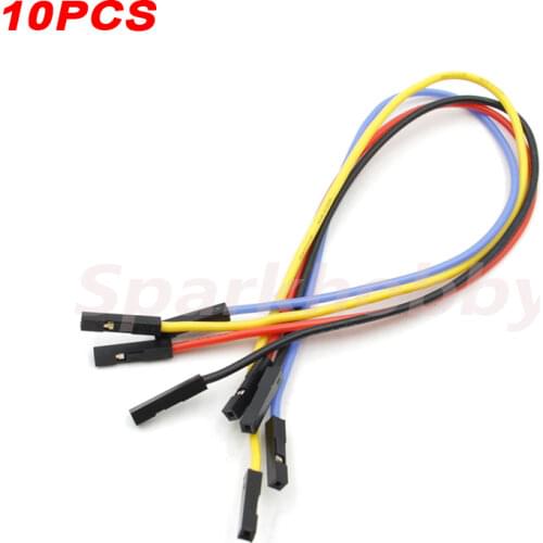10PCS Sparkhobby 20cm 24AWG Dupont Line Female To Female Soft Silicone Jumper Cable Wire for RC Drone Flight Controller Parts