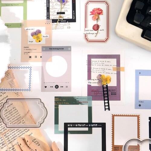 15 Sheets Time Boundary Series Theme Scrapbooking Packs Paper Origami Art Scrapbook Paper Crafts Diy Photo Album Background Pads