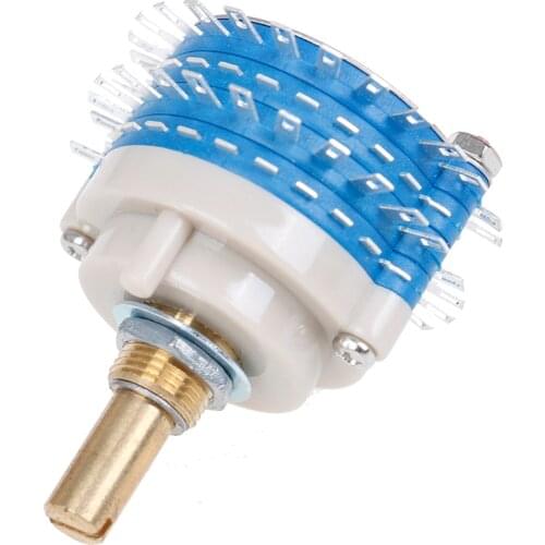 2 Pole 24 Step 2x24 Rotary Switch Attenuator Volume Control DIY Pot Potentiometer