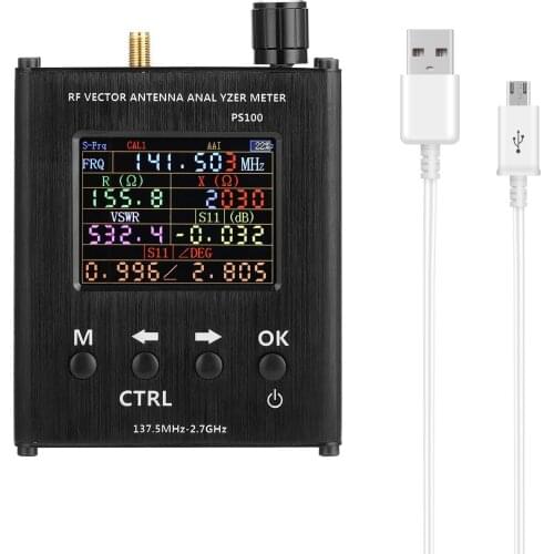 N1201SA 137.5MHz-2.7GHz Antenna Analysis Measuring Instrument Standing Wave Meter Antenna Tester RF Vector Impedance Analyzer