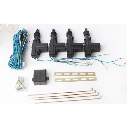 AZGIANT DC 12V 4pcs/lot 2 Wire Door Motor Actuator Solenoid Central locking motor Car Alarm System Central Locking Tools