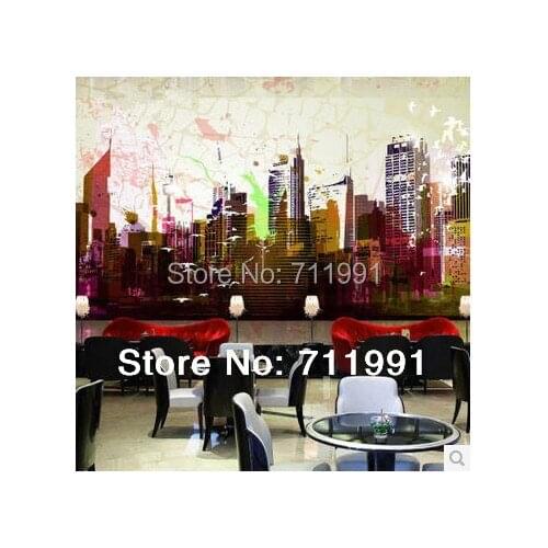 Free shipping custom wallpaper murals wallpaper hallway living room bedroom backdrop of urban commercial tooling scenarios