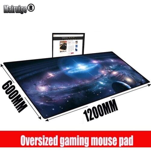 MRGBEST Space Large Gaming Computer Mat Mousepad Big Mouse Gamer Office Desk Pad Keyboard Mausepad for Laptop PC 1200X600MM