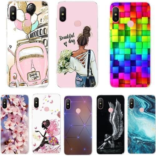 For Xiaomi Redmi Note 6 Pro Phone Case Silicone For Xiaomi Redmi Note 6 Bumper Printed For Redmi Note 6 Pro Funda