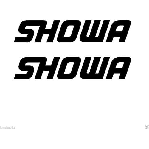 For 2Pcs (2)Showa Car Racing Decal Sticker Styling