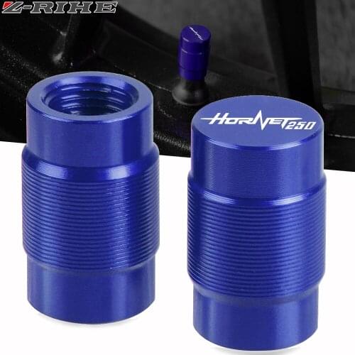 Motorcycle CNC Accessorie Wheel Tire Valve Stem Caps CNC Airtight Covers For Honda CB600F CB599 CB650F Hornet 250 1998-2013 2012