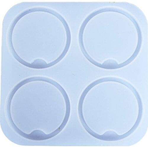 Resin Mold Round Coaster Storage Box Resin Molds for Resin Casting Large Epoxy Resin Mold for Artificial Agate Sheet