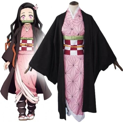 Kimetsu no Yaiba Demon Slayer Cosplay Costume Himejima Kyoumei Kamado Nezuko Agatsuma Zenitsu Tomioka Giyuu Muzan Cosplay anime