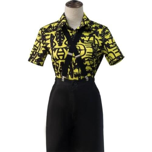 Girls Women Stranger Things 3 Eleven Cosplay Costume EL Shirt Halloween Carnival Party Props 3d digital printing Short sleeve