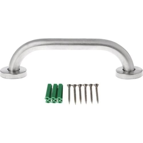 Stainless Steel Bathroom Shower Support Wall Grab Bar Safety Handle Towels Rail 20cm
