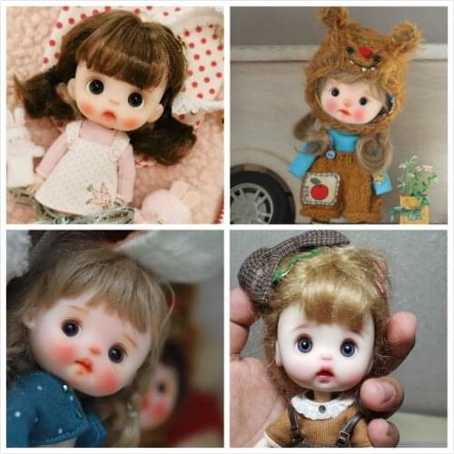 OB11 doll head customization 1/8 BJD dolls OB doll head DIY polymer clay 2020