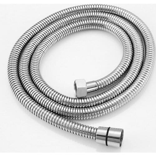 150CM Bathroom Hand held shower faucet Plumbing hoses pipe, Stainless steel toilet plumbing hose, Cold and hot water inlet pipe