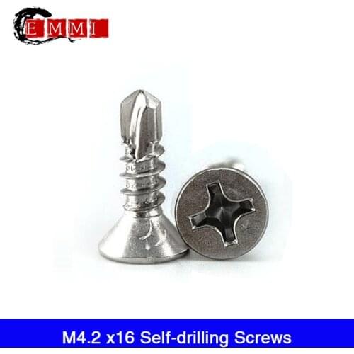 200pcs/lot M4.2x16 Self-drilling Screws,for LED display screen aluminum frame mounting
