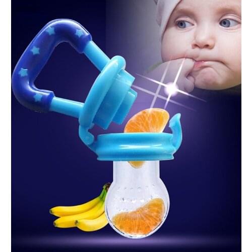 Feeder for Baby Pacifier New Fresh Fruit Food Kids Nipple Feeding Safe Milk Bottles Nipple Teat Nibbler Silicone Baby Bottle